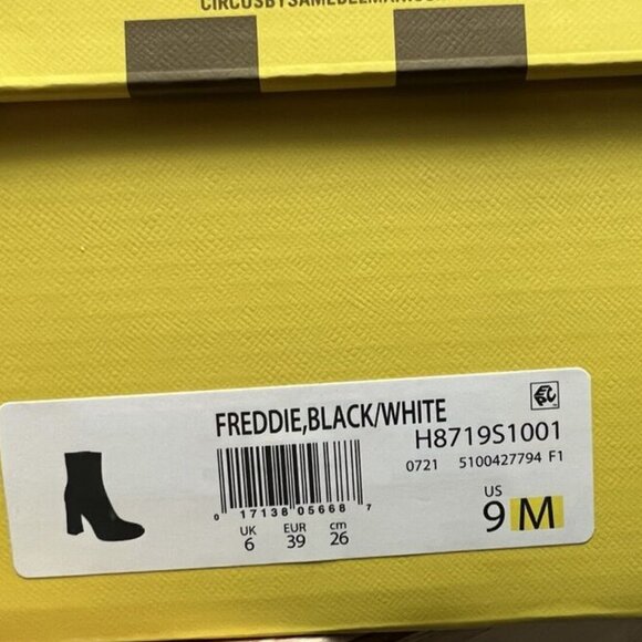 Sam Edelman Women's Circus Freddie Boot Black/White Size 9 M - Picture 6 of 6